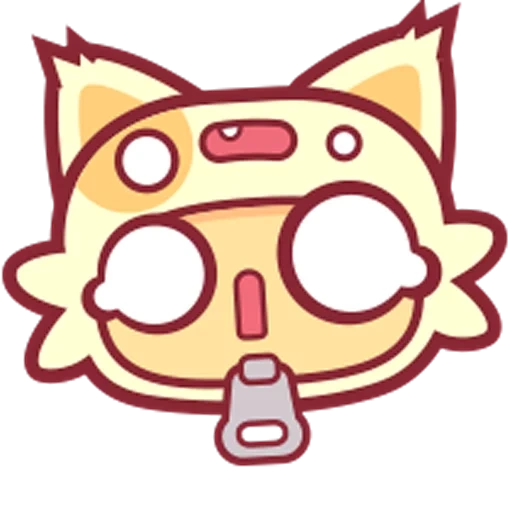 emoji in scord fox, uap sedih, anime, smiley, pack stiker
