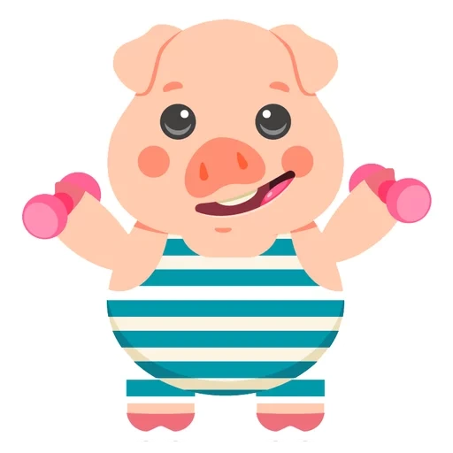 toys, big pig, pink piglet, cartoon pig, a big movie about piglets