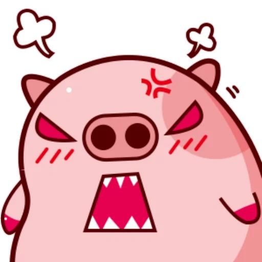 babi, babi, babi kecil itu lucu, hipertrofi babi, babi merah muda