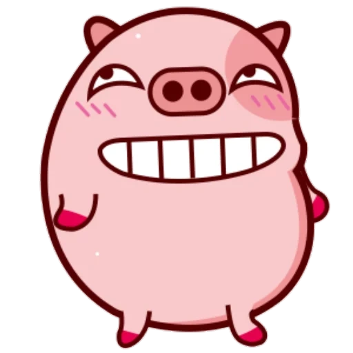 the pig laughs, dancing gifs, dancing pig, smiles pig pv, little pig