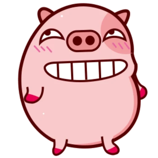 maiale sta ridendo, gif di ballo, maiale danzante, faccina sorridente maiale pv, piggy piggy