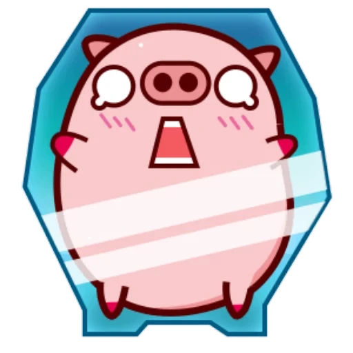 piggy, pig, the pig is sweet, kawaii pigs, pig's muzzle pattern