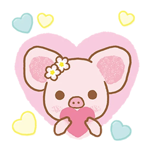 piggi kawai, beaux cochons kawaii, dessins kawaii mignons, petits dessins kawaii, dessins kawaii esquisse des porcs