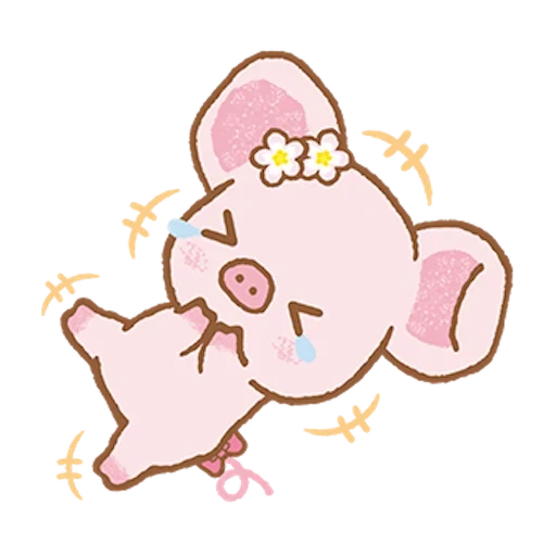 mini-cochon, cochon kawaii, dessins mignons de chibi, beaux cochons kawaii, dessins kawaii mignons