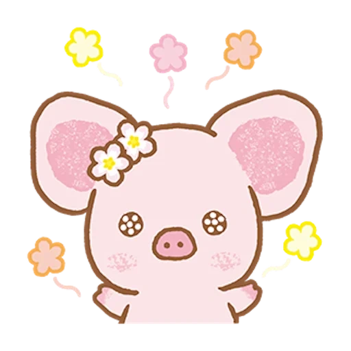 kawaii pig, bella maiali kawaii, disegni di kawaii carini, piccoli disegni di kawaii, disegni kawaii che disegna suini