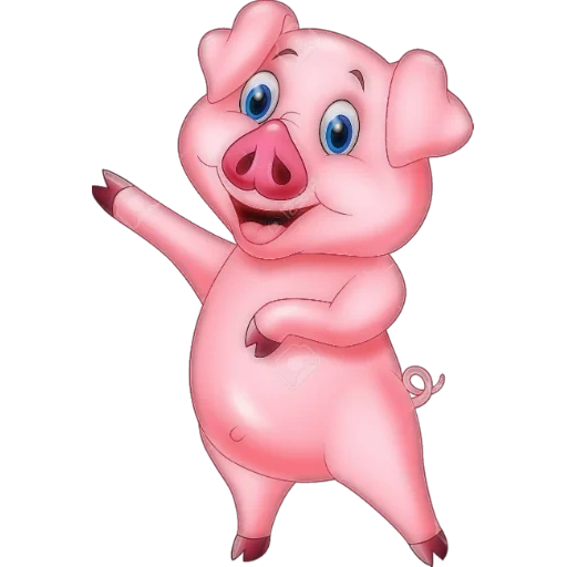 caricatura de cerdo, cerdo cerdo, caricatura de cerdo, caricatura de cerdo