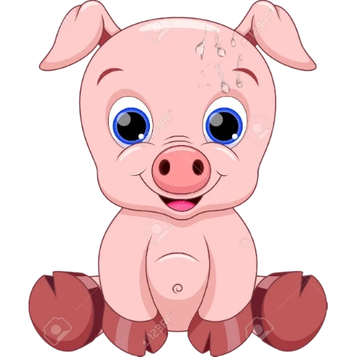 cartoon porco, padrão de porco, porco de desenho animado, cartoon porco, porco de desenho animado
