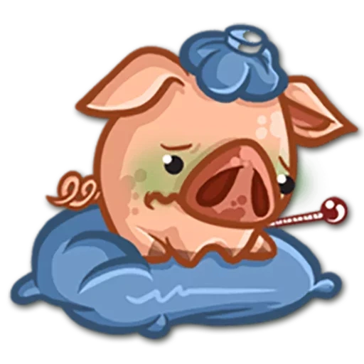 cerdo, café de cerdo, símbolo de expresión de jabalí, cerdo de dibujos animados