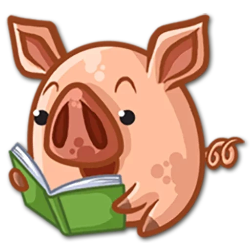 cerdo, estación de compresión de cerdo, café de cerdo, símbolo de expresión de jabalí