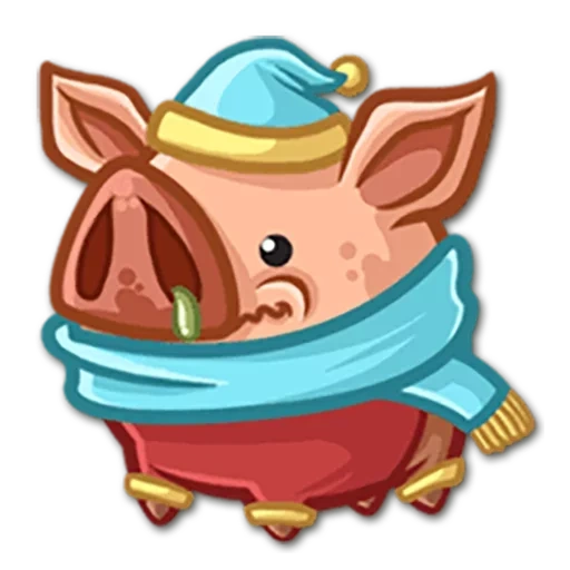 porco, mini porco, rosto de porco, símbolo de expressão de javali