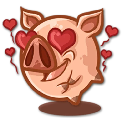 porcs, porcs, café de porc, emoticône de sanglier, piggy piggy