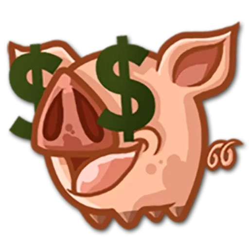 cerdo, cerdo, estación de compresión de cerdo, cara de cerdo