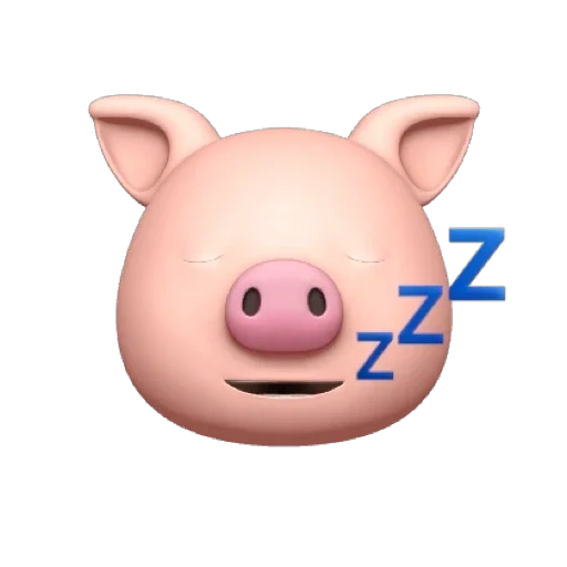 expression pig, expression pig, smiling face pig, nose expression, the outline of an expression pig