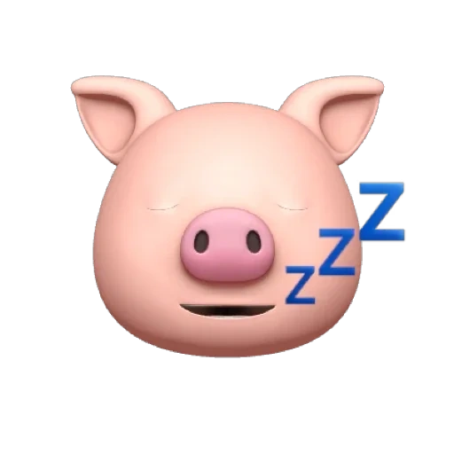 babi emoji, piggy emoji, babi smiley, hidung emoji babi, garis babi emoji