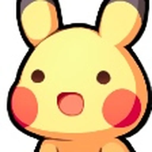 anime, pikachu, kawai pikachu, nichini pikachu, pokemon mignon