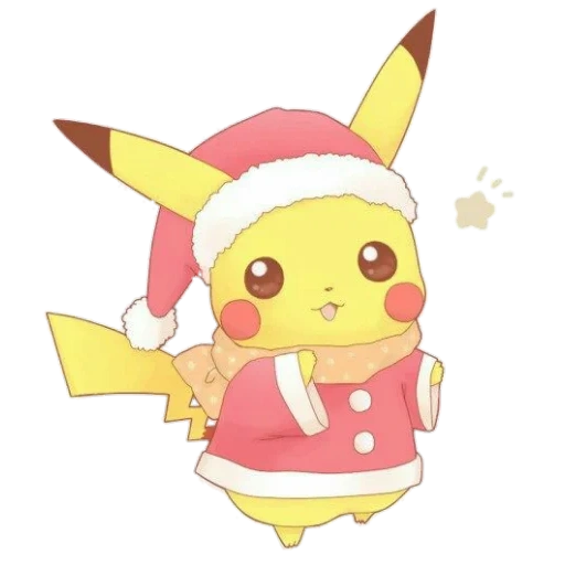 pikachu, pokemon carino, simpatici motivi di pokemon, disegno picacho di capodanno, pokemon anime pikachu srisovka