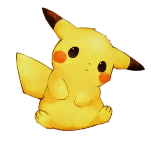 pikachu, pikachu nyash, kawaii pikachu, bel anime pikachu, sketch pokemon pikachu