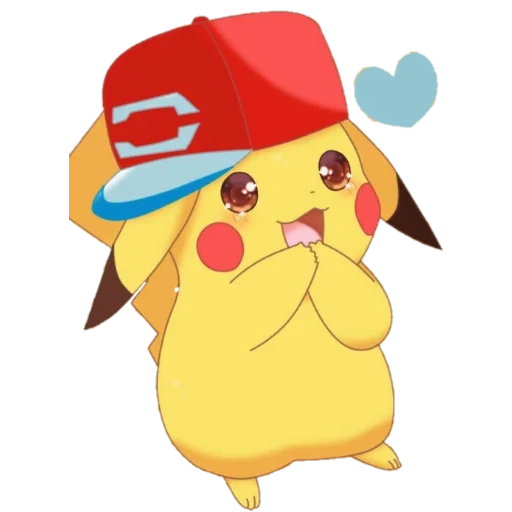pikachu, pikachu kepke, pikachu anime, pikachu is a cute drawing, pikachu kepke ash yunovp