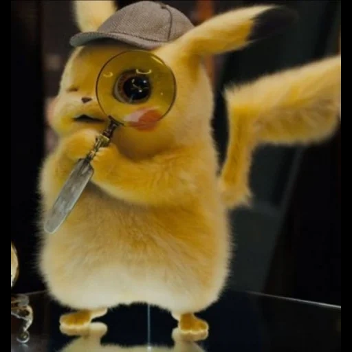pikachu, lente d'ingrandimento pikachu, detective pikachu, detective pikachu, dito film detective pikachu