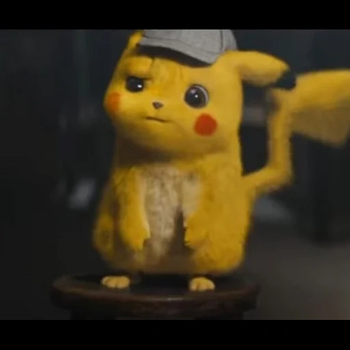 pikachu, detective pikachu, triste film di pikachu, pokemon detective pikachu, detective pokemon pikachu danza