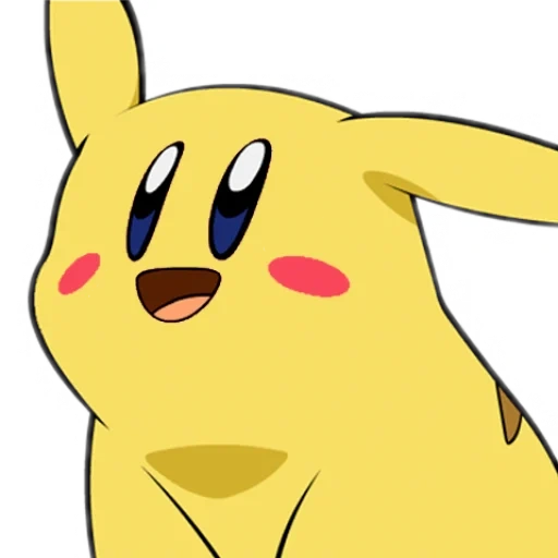 pikachu, faccia di pikachu, picco di pikachu
