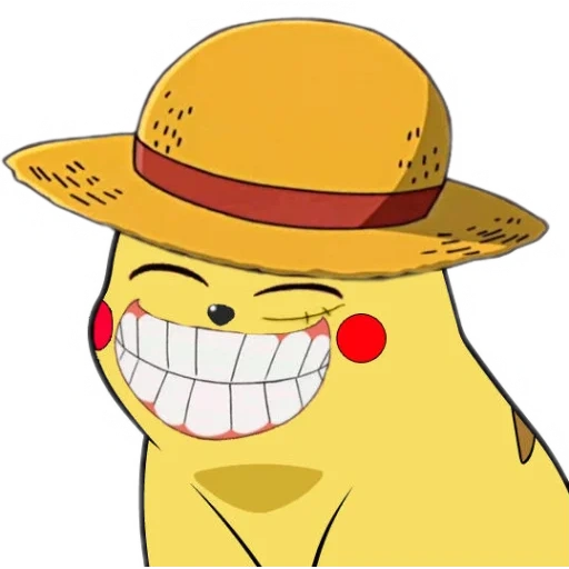 pikachu, fan pis, lufi pikachu, manki de luffy, scarecrow shoyapa vanpis