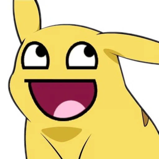 pikachu, meme pikachu, face pikachu, pikachu klinger, pikachu tersenyum