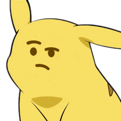 pikachu, meme pikachu, wajah pikachu, pepe pikachu
