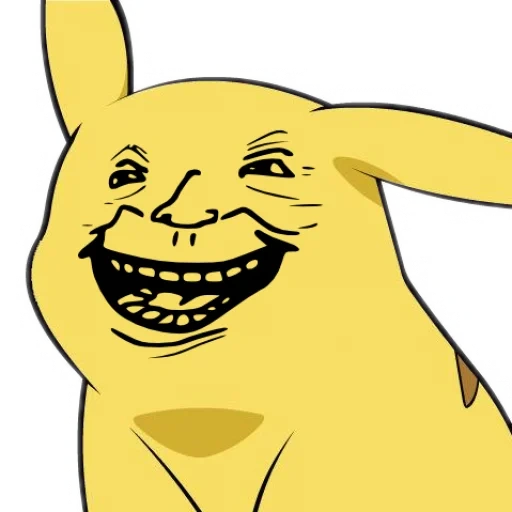 pikachu, pikachudio, pikachu guance, pikachu bugult, troll di pikachu