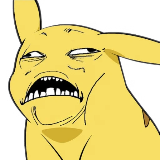 pikachu, meme pikachu, white pikachu, pikachu yang tidak kuat, pikachu asap