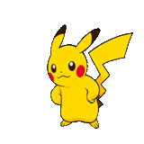 pikachu, lencana pikachu, pokemon kuning, pokemon pikachu, sketsa pokémon pikachu