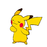 pikachu, pokemon pikachu, happy pikachu, pikachu tidak memiliki gif latar belakang