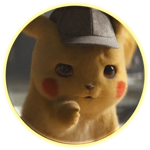pikachu, detective pikachu, ardilla pikachu kino, sorprendido por pikachu