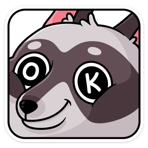 stiker pilfi, raccoon sticker, kejahatan stiker raccoon, set, stiker telegram raccoon pilfers lucu