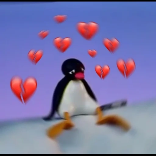 pingu, pingu heureux, dessin animé, papa de jouet pingu, pingouin poroto