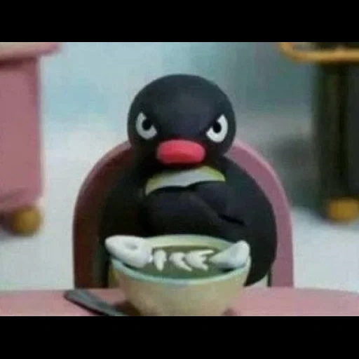 pingu, noot noot, pingu злой, pingu angry, обиженный пингвин
