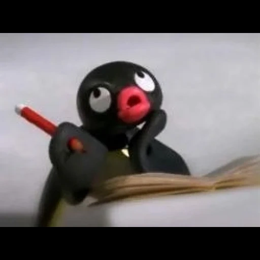 prolongada, memes de pingu, pingu está enojado, memes de ping de pingüe, plasticine penguin meme