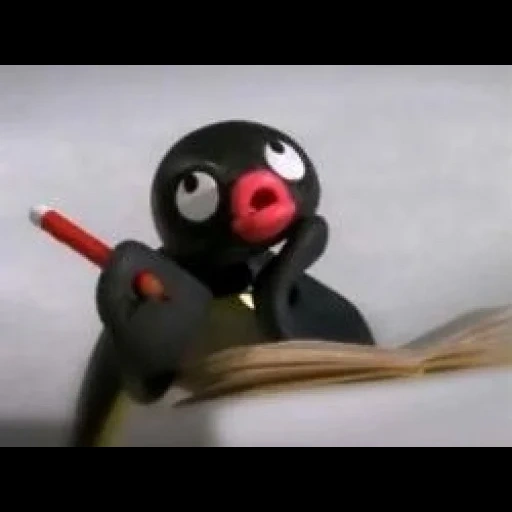 pingu, modulo di pin gu, male di pinggu, penguin pinggu meme, meme pinguino plastilina