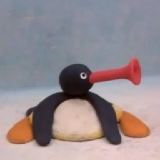 pingu, ancient meme, noot noot 8k f, penguin noot noot, plasticine penguin cartoon