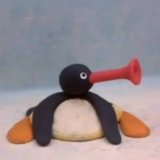 pingu, meme pingu, noot noot 8k f, penguin noot noot, kartun plastisin penguin