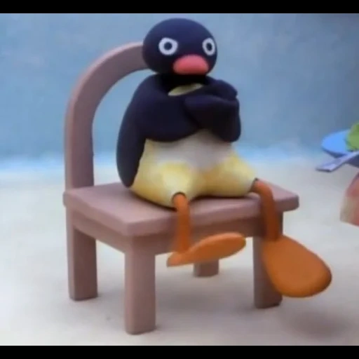 juego, prolongada, jugador malvado, pingu enojado, bueno ahora ya no quiero un meme de pingüino