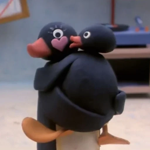 pingu, meme pinggu, pinga adalah born, penguin kartun, pin gu love english