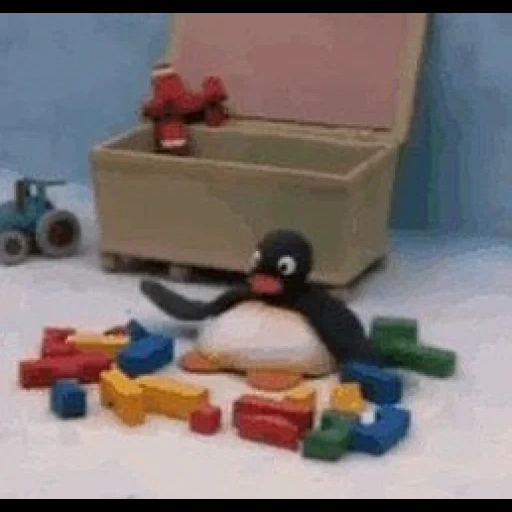 spielzeug, pinggu ytp, lego hole, lego duplo 2652, pinguin plastilin