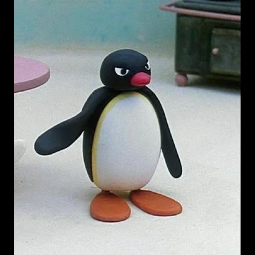 prolongada, pingüino, penguin 3 d, pinggua, caricatura de ping