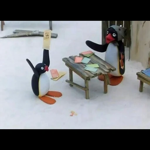 pingu, penguin, пингу 1986, pingu злой, pingu мультфильм