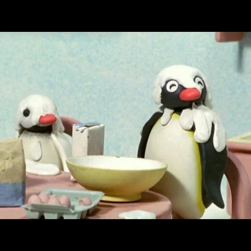 pingu, pingu 2004, baby-sitter pingu, pingouin poroto, pingwin pinga funny personnel