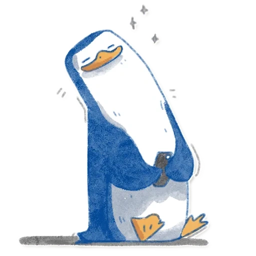 пингвин, птица пингвин, пингвин мультяшный