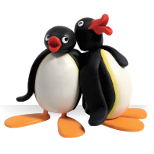 penguin, pingu family figure, pinguin, penguin lolo, penguin 3 d