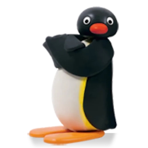 pingu, pingu cartoon, penguin, black penguin, kartun penguin ping