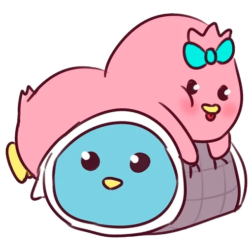 kirby, kirby schlipp, bugcat capoo, dessins kawaii mignons